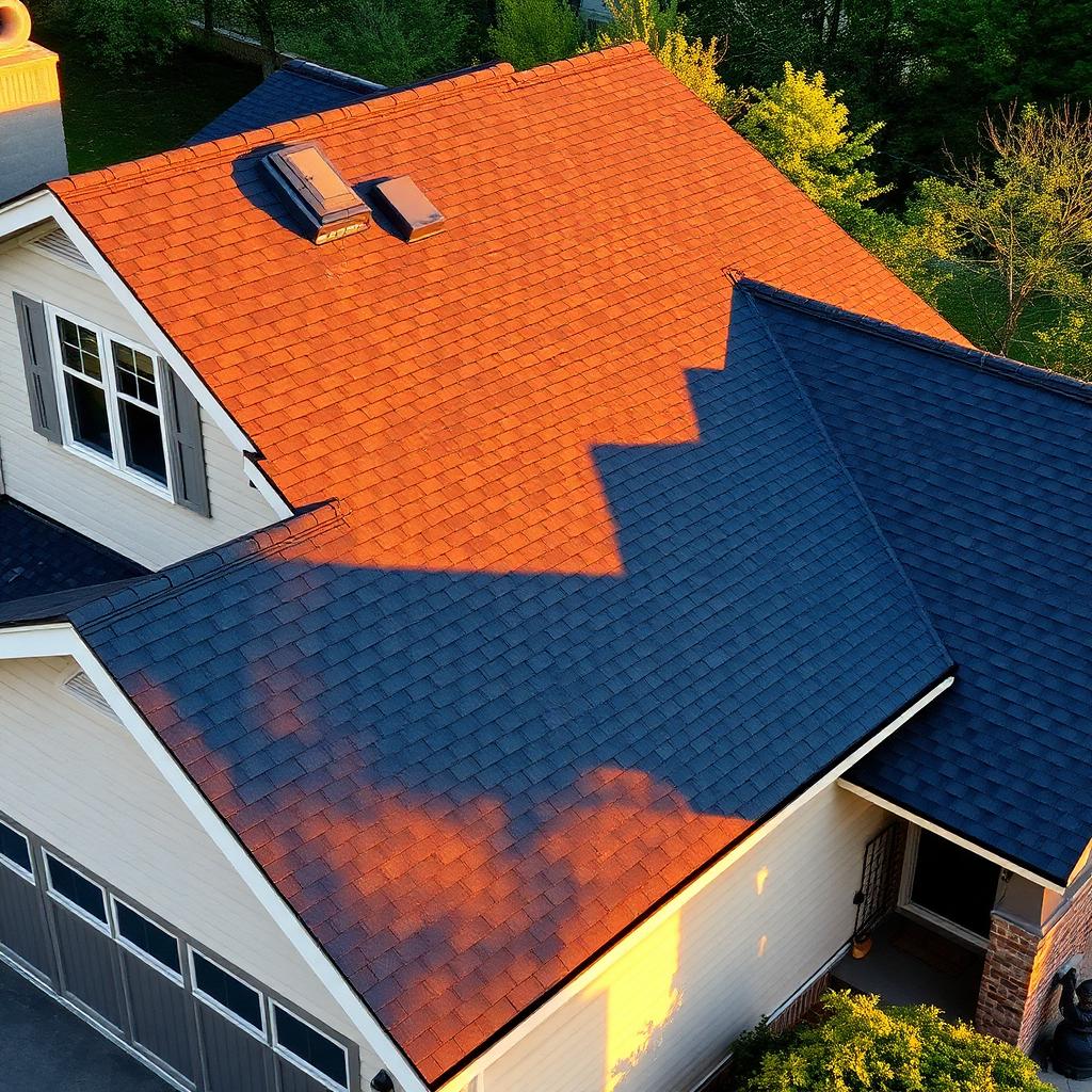 Two-tone charcoal reroof — Minnetonka, MN